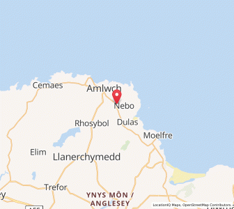Map of Penysarn, WalesWales