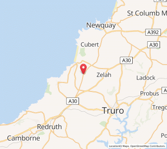 Map of Perranzabuloe, EnglandEngland