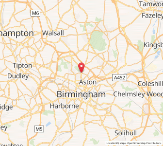Map of Perry Barr, EnglandEngland