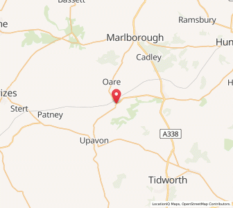 Map of Pewsey, EnglandEngland