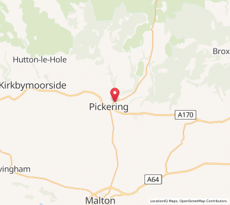 Map of Pickering, EnglandEngland