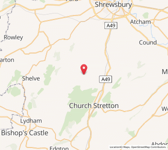 Map of Picklescott, EnglandEngland