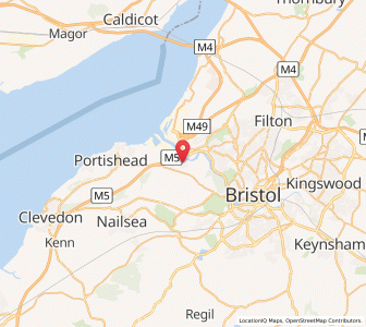 Map of Pill, EnglandEngland