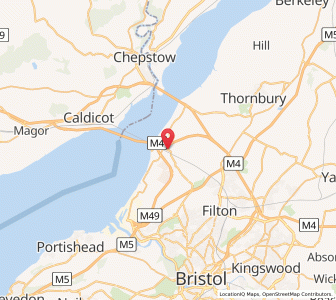 Map of Pilning, EnglandEngland