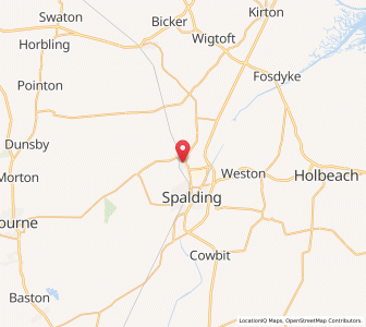 Map of Pinchbeck, EnglandEngland