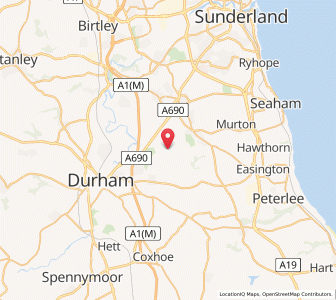 Map of Pittington, EnglandEngland