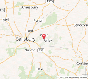 Map of Pitton, EnglandEngland