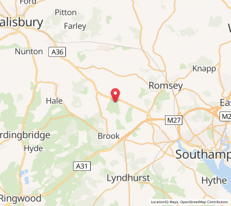Map of Plaitford, EnglandEngland