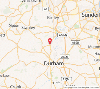 Map of Plawsworth, EnglandEngland