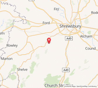 Map of Plealey, EnglandEngland