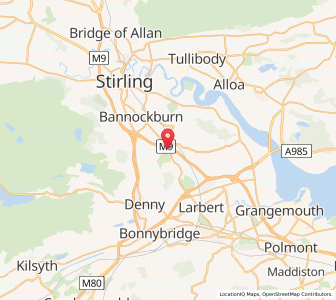 Map of Plean, ScotlandScotland