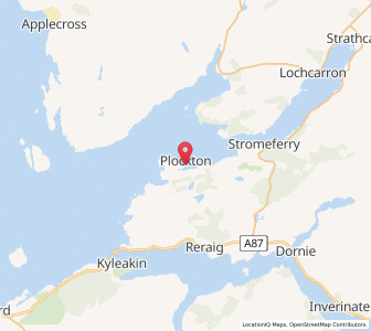 Map of Plockton, ScotlandScotland