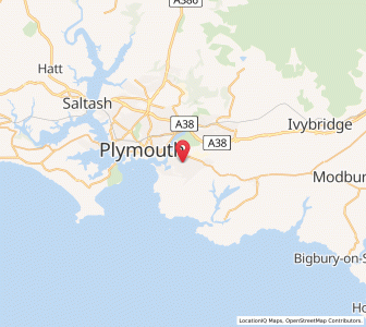Map of Plymstock, EnglandEngland