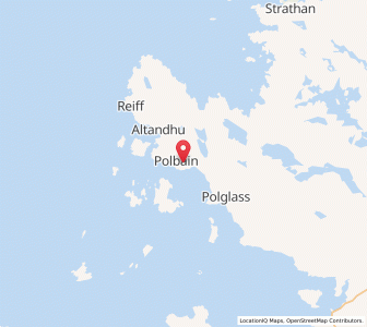 Map of Polbain, ScotlandScotland
