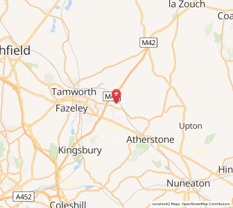 Map of Polesworth, EnglandEngland