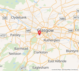 Map of Pollokshields, ScotlandScotland