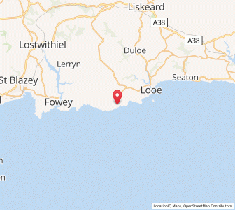 Map of Polperro, EnglandEngland