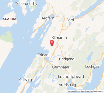 Map of Poltalloch, ScotlandScotland
