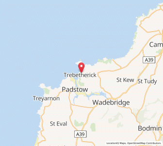 Map of Polzeath, EnglandEngland
