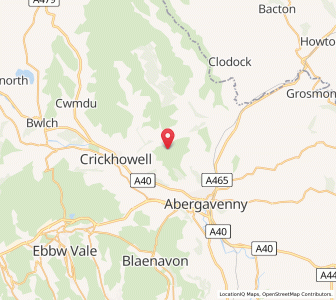 Map of Pont Newydd, WalesWales
