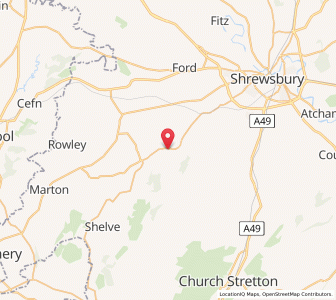 Map of Pontesbury, EnglandEngland