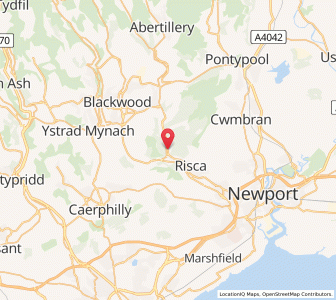 Map of Pontywaun, WalesWales