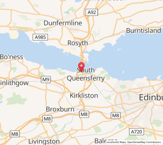 Map of Port Edgar, ScotlandScotland
