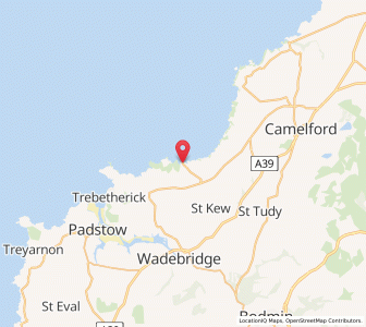 Map of Port Isaac, EnglandEngland