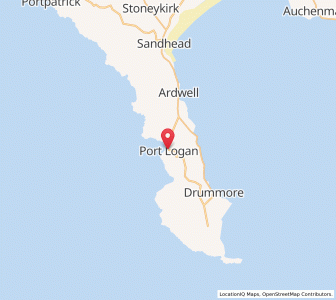 Map of Port Logan, ScotlandScotland
