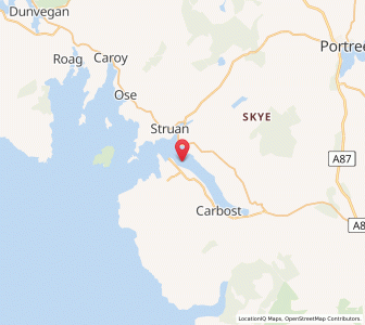 Map of Port na Long, ScotlandScotland