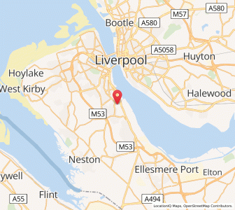 Map of Port Sunlight, EnglandEngland