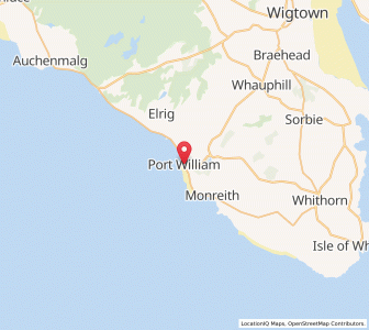 Map of Port William, ScotlandScotland