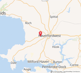 Map of Portfield Gate, WalesWales