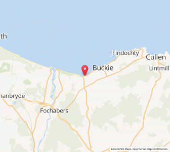 Map of Portgordon, ScotlandScotland