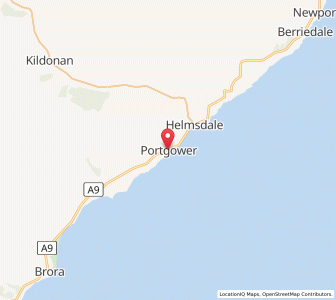 Map of Portgower, ScotlandScotland