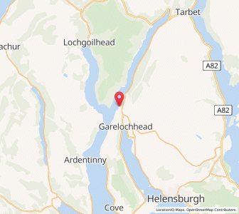 Map of Portincaple, ScotlandScotland