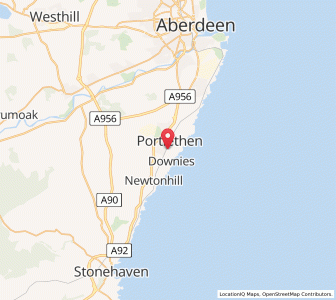 Map of Portlethen, ScotlandScotland