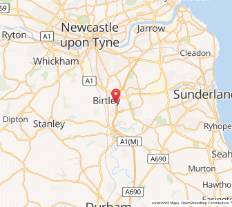 Map of Portobello, EnglandEngland