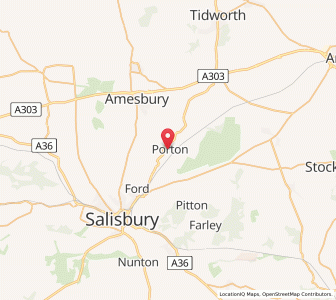 Map of Porton, EnglandEngland