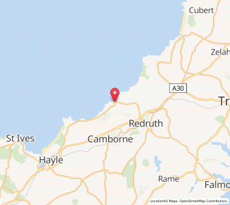 Map of Portreath, EnglandEngland