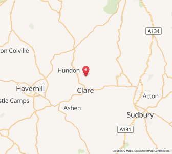 Map of Poslingford, EnglandEngland