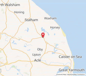 Map of Potter Heigham, EnglandEngland