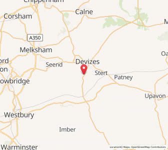 Map of Potterne, EnglandEngland