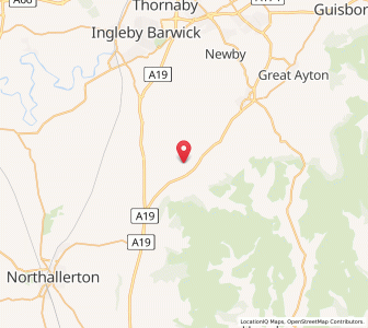 Map of Potto, EnglandEngland