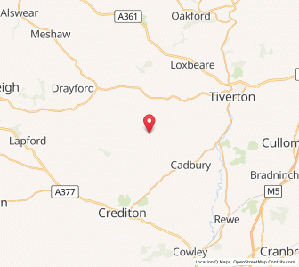 Map of Poughill, EnglandEngland