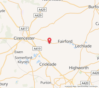 Map of Poulton, EnglandEngland