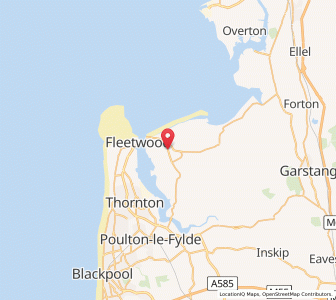 Map of Preesall, EnglandEngland
