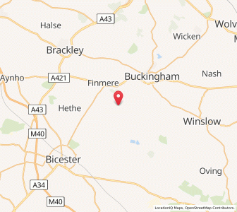 Map of Preston Bisset, EnglandEngland