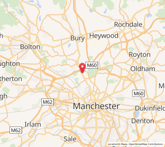 Map of Prestwich, EnglandEngland