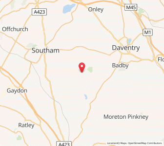 Map of Priors Marston, EnglandEngland